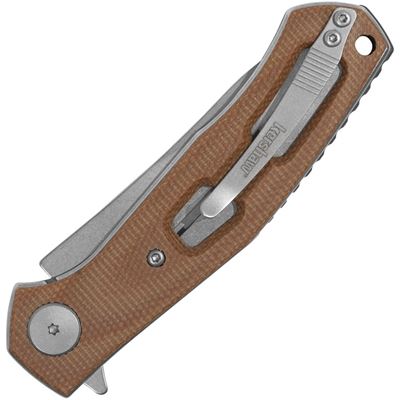 Nóż zamykający CONCIERGE MICARTA BROWN