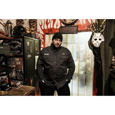 Koszula LUIS VINTAGE z długim rękawem CZARNA