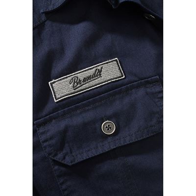 Koszula LUIS VINTAGE z długim rękawem BLUE