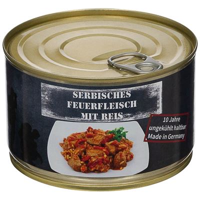 Serbskie mięso z ryżem w puszce 400 g