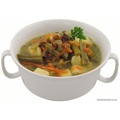 Fasola na parze z boczkiem i warzywami w puszce 400 g