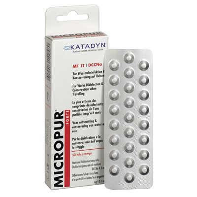 Tabletki Katadyn do dezynfekcji wody MICROPUR FORTE MF 1T 50 tabletek