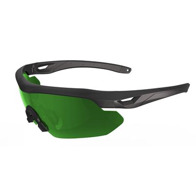 Lekkie gogle strzeleckie Nighthawk PRO LASER szkło ZIELONE