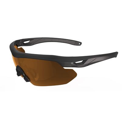 Lekkie gogle strzeleckie Nighthawk PRO LASER szkło BLACK