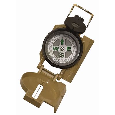 Kompas TACTICAL MARCHING metalowy korpus SAND