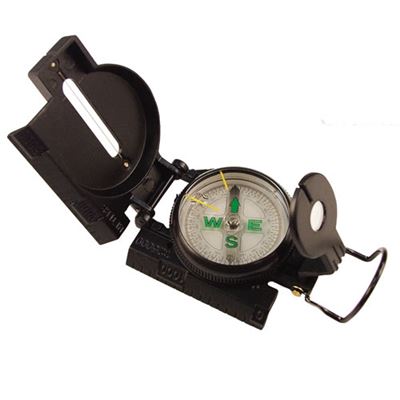 Kompas TACTICAL MARCHING metalowy korpus CZARNY
