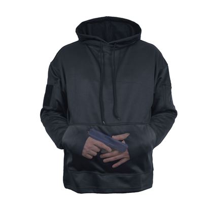 Bluza z kapturem CONCEALED CARRY CIEMNIEŻONIE NIEBIESKA