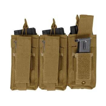 Torba KANGAROO na magazynki 3xAR/AK+3xM9 COYOTE