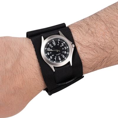 Pasek do zegarka COMMANDO NYLON CZARNY
