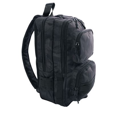 Plecak na ramię TACTICAL TRAVELER MIDNIGHT BLACK CAMO