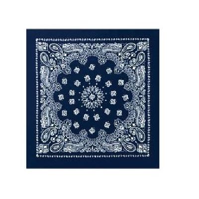 Szal 55 x 55 cm TRAINMEN NAVY ciemnoniebieski