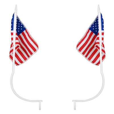 Flaga USA z uchwytami tablicy rejestracyjnej para