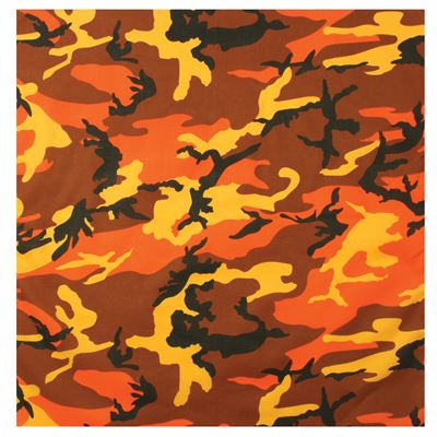 Szalik 55 x 55 cm SAVAGE ORANGE CAMO