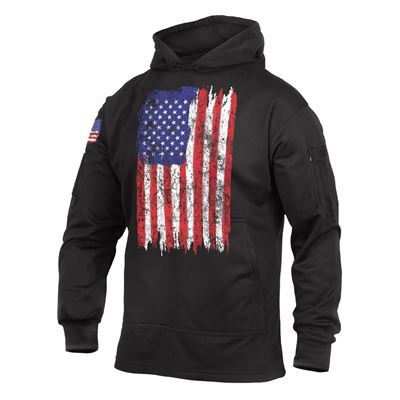 Bluza z kapturem CONCEALED CARRY z flagą USA KOLOROWA