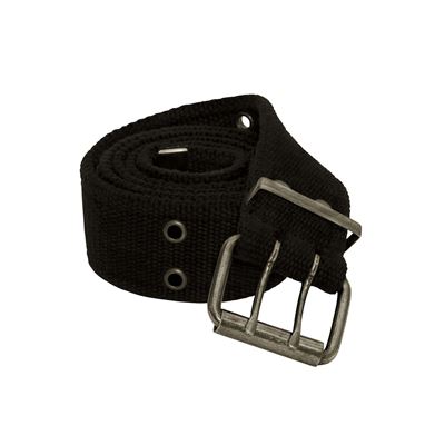 Pasek z podwójną klamrą VINTAGE BLACK