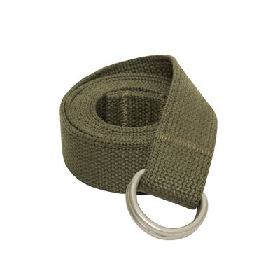 Pasek MILITARY D-RING EXPEDITION ZELENÝ
