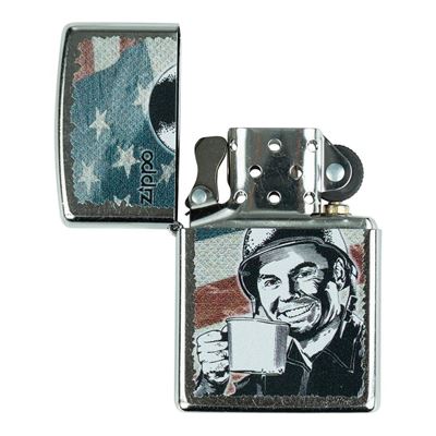 Zapalniczka ZIPPO G.I JOE COFFEE benzynowa ZIPPO 421367 3