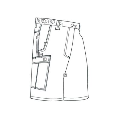 Spodenki 24-7 SIMPLY TACTICAL CARGO BLACK