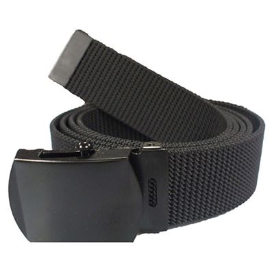 Pasek NYLON z czarną klamrą CZARNY 110 cm