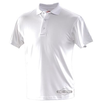 Koszulka polo 24-7 PERFORMANCE z krótkim rękawem WHITE