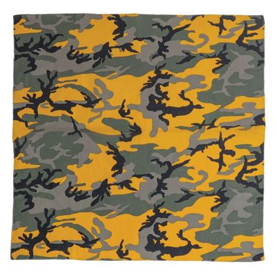 Szal 68 x 68 cm JUMBO URBAN CAMO YELLOW