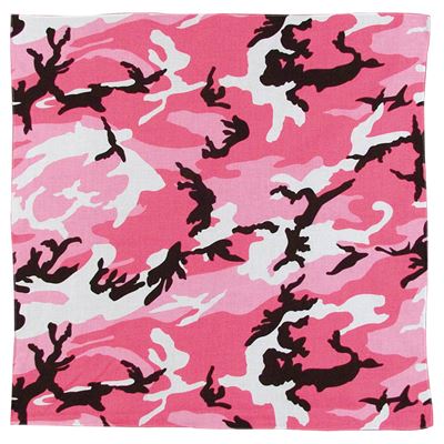 Szal 68 x 68 cm JUMBO PINK CAMO