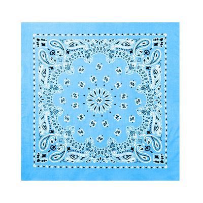 Szalik JUMBO TRAINMEN / WESTERN big LIGHT BLUE