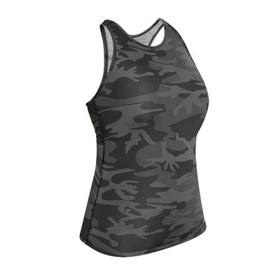 Damski podkoszulek WORKOUT BLACK CAMO
