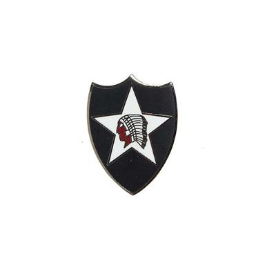 Odznaka US 2nd INFANTRY DIVISION / indiański kolorowy /