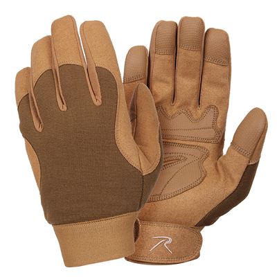 Rękawice MILITARY MECHANICS COYOTE BROWN
