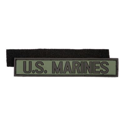 Naszywka U.S. MARINES plastikowa ZIELONA