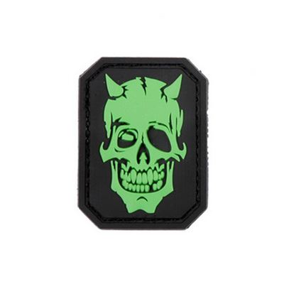 Naszywka 3D PVC Devil Skull