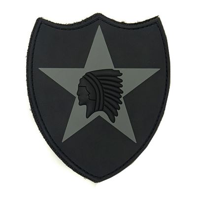 Naszywka 2nd INFANTRY DIVISION plastikowa 3D