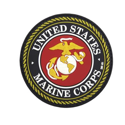 Plastikowa naszywka 3D UNITED STATES MARINE CORPS COLOUR