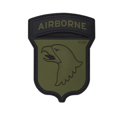Plastikowa naszywka 3D AIRBORNE 101 GREEN