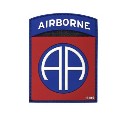 Plastikowa naszywka 3D AIRBORNE 82. KOLOR