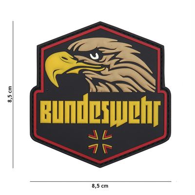 Plastikowa naszywka na rzep KOLOR BUNDESWEHR