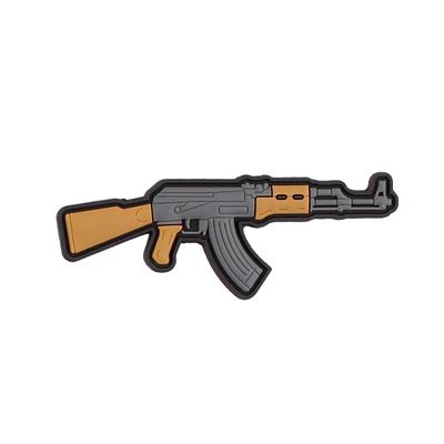 Naszywka plastikowa 3D velcro AK47
