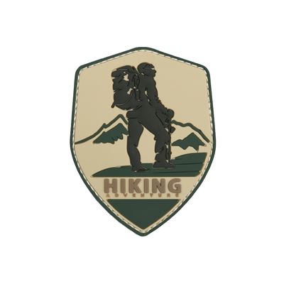 Naszywka na rzep HIKING ADVENTURE KOLOR