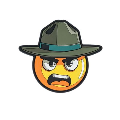 Naszywka 3D plastikowa DRILL SERGEANT z rzepem