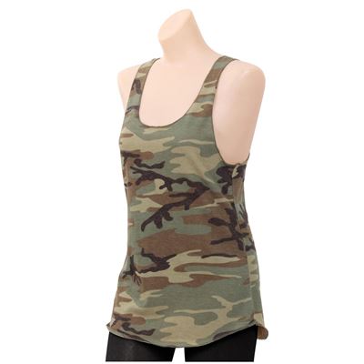 Damski podkoszulek RACERBACK WOODLAND