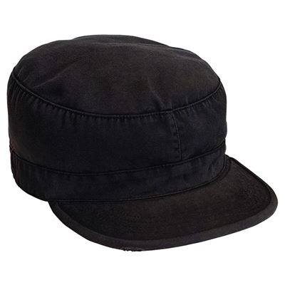 Czapka VINTAGE FATIGUE CZARNA