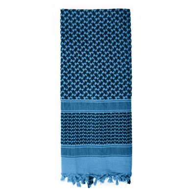 Lekki szalik SHEMAGH BLUE 105 x 105 cm