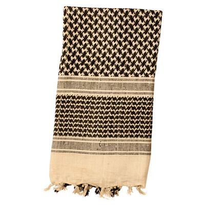 Chusta SHEMAGH lekka KHAKI 105 x 105 cm