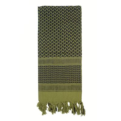 Chusta SHEMAGH lekka OLIV 105 x 105 cm
