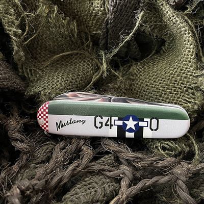 Nóż składany P-51 MUSTANG seria wielofunkcyjna WWII