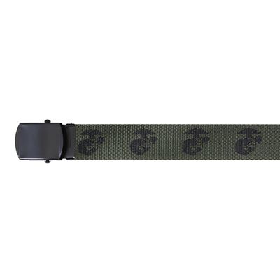 Pas GLOBE & ANCHOR 135 cm ZIELONY