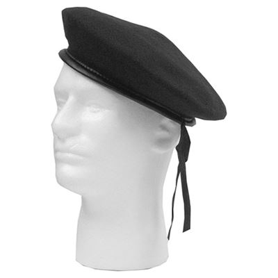 Czapka MONTY wełniana CZARNA