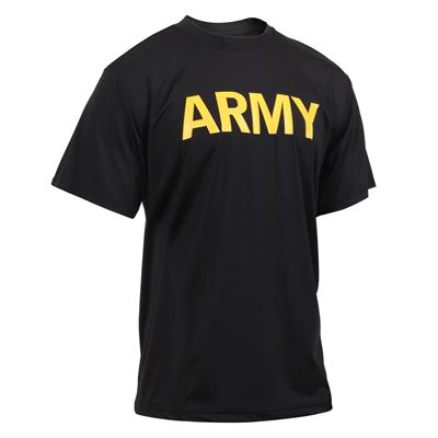 Koszulka z napisem ARMY CZARNA