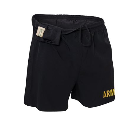 Szorty z napisem ARMY CZARNE